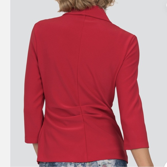 Joseph Ribkoff Style 191196 Ruched zip up jacket
Jacket - Picture 5 of 15